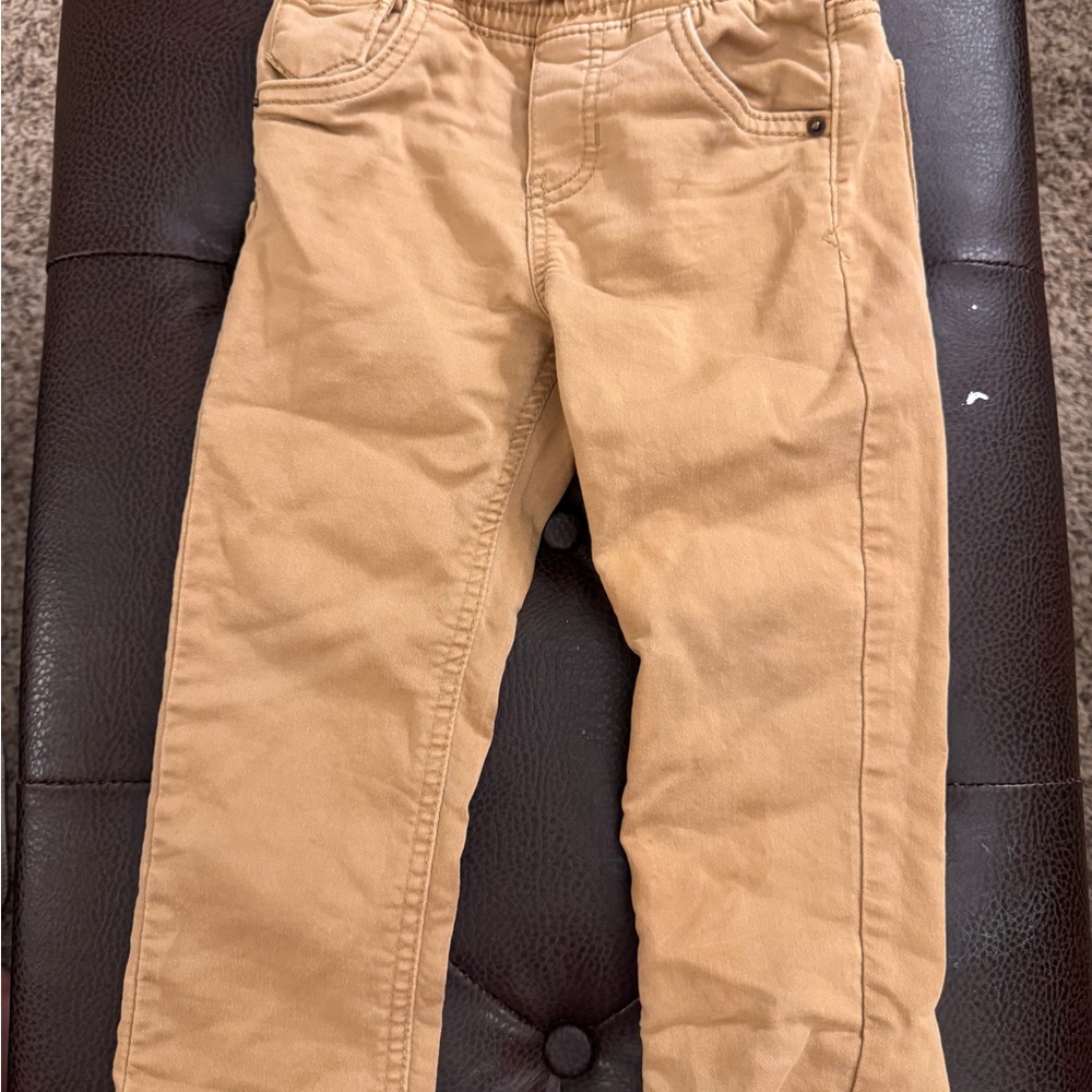 Cat & Jack Tan Casual Bottoms with Cotton Blend